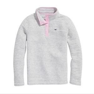 Girls Vineyard Vines quilted pullover